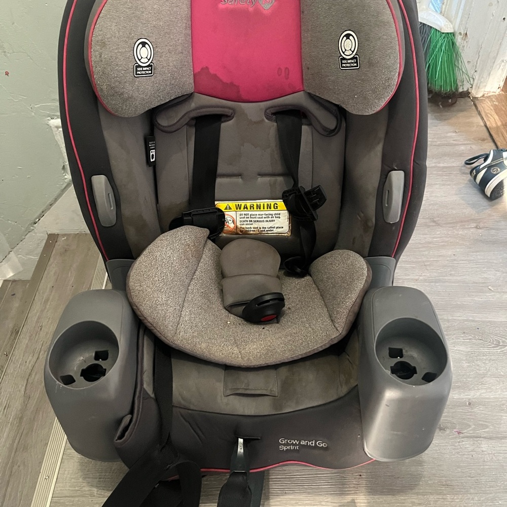 Safety 1st Gray and Pink Car Seat